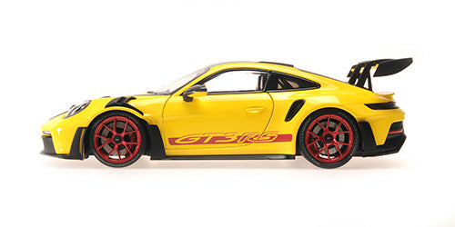 MINICHAMPS - PORSCHE 911 GT3RS - 2024 - 1:18 - YELLOW WITH WEISSACH PACKAGE