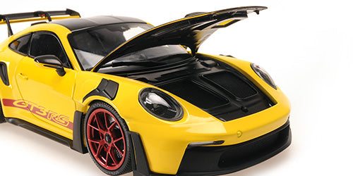 MINICHAMPS - PORSCHE 911 GT3RS - 2024 - 1:18 - YELLOW WITH WEISSACH PACKAGE