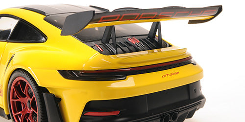 MINICHAMPS - PORSCHE 911 GT3RS - 2024 - 1:18 - YELLOW WITH WEISSACH PACKAGE