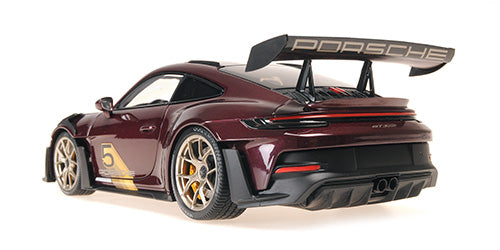 MINICHAMPS - PORSCHE 911 GT3RS - 2024 - 1:18 - PURPLE WITH GOLD WHEELS