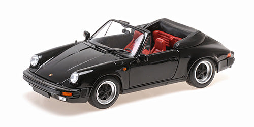 MINICHAMPS - PORSCHE 911 CARRERA 3.2 CABRIOLET - 1983 - 1:18 - BLACK