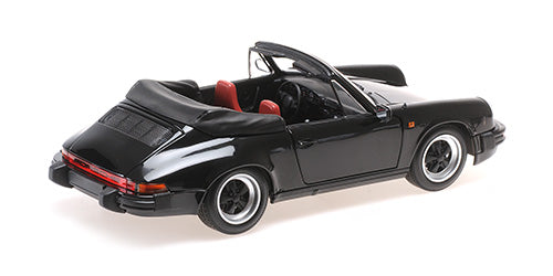 MINICHAMPS - PORSCHE 911 CARRERA 3.2 CABRIOLET - 1983 - 1:18 - BLACK
