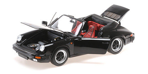 MINICHAMPS - PORSCHE 911 CARRERA 3.2 CABRIOLET - 1983 - 1:18 - BLACK