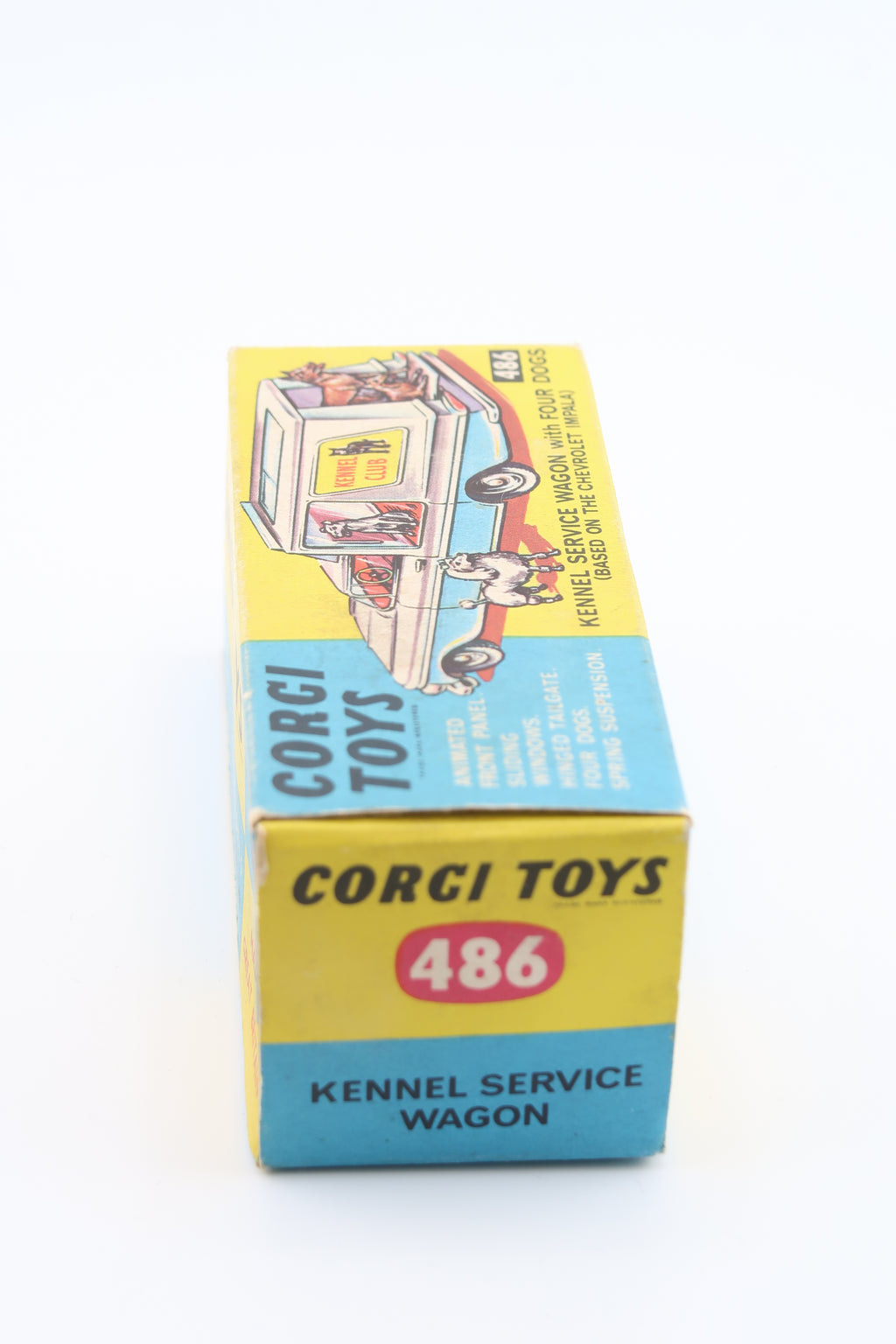 CORGI TOYS 486 - CHEVROLET IMPALA KENNEL SERVICE - 1967 - OVP - 1:43