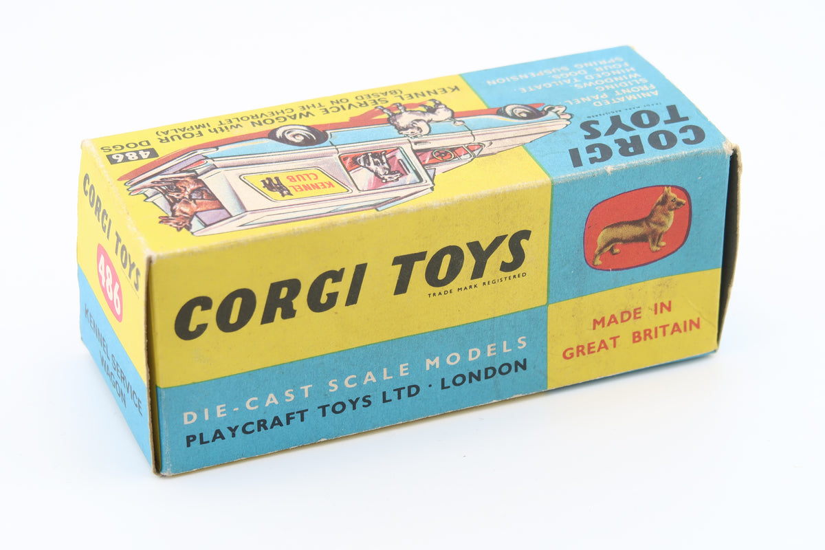 CORGI TOYS 486 - CHEVROLET IMPALA KENNEL SERVICE - 1967 - OVP - 1:43