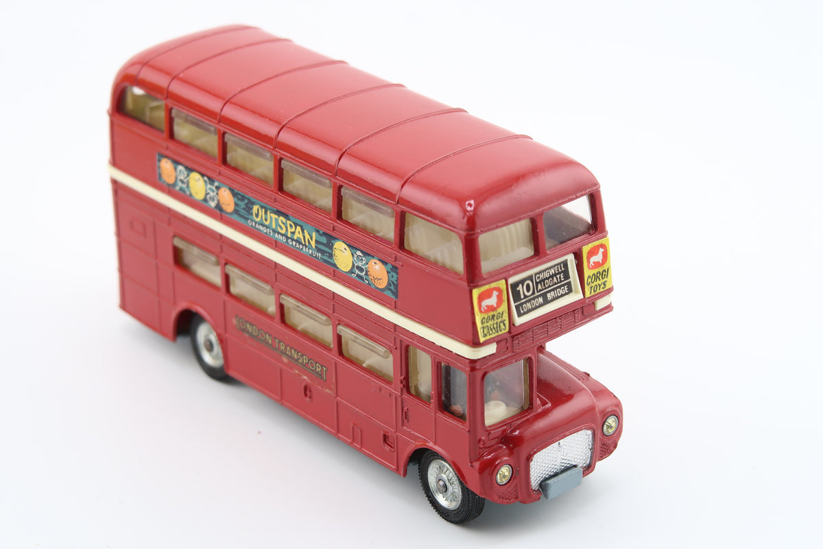 CORGI TOYS 468 - LONDON TRANSPORT ROUTEMASTER BUS - 1964 - OVP