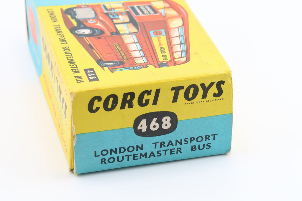 CORGI TOYS 468 - LONDON TRANSPORT ROUTEMASTER BUS - 1964 - OVP