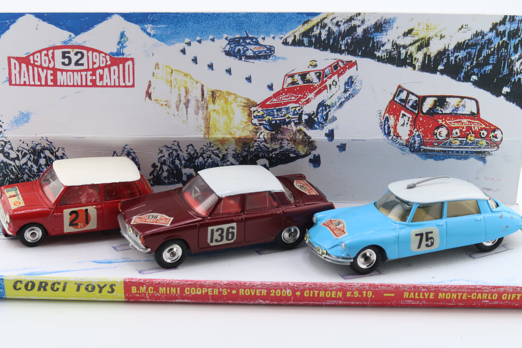CORGI TOYS GIFT SET 38 - RALLYE MONTE CARLO - 1965