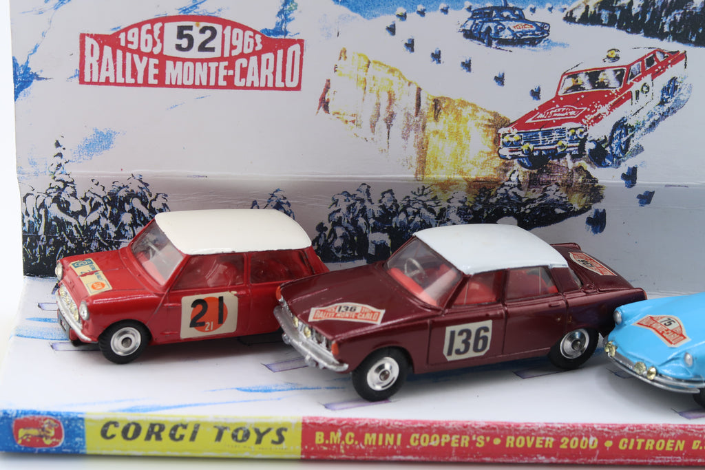 CORGI TOYS GIFT SET 38 - RALLYE MONTE CARLO - 1965