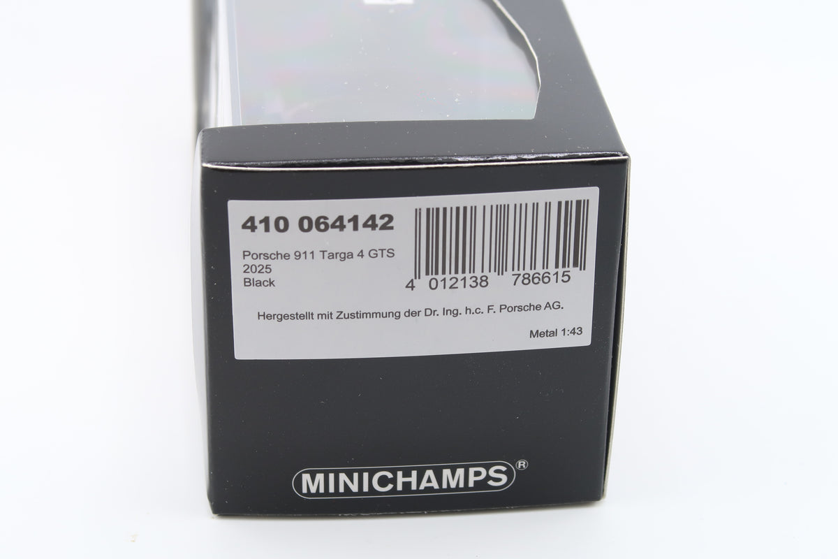 MINICHAMPS - PORSCHE 911 TARGA 4 GTS - 2025 - 1:43 - SCHWARZ