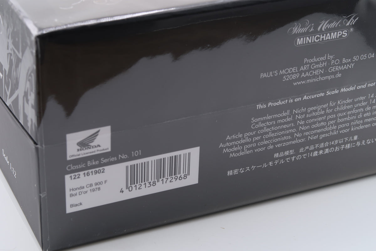 MINICHAMPS - HONDA CB 900 BOL D´OR - 1:12 - 1978 - OVP