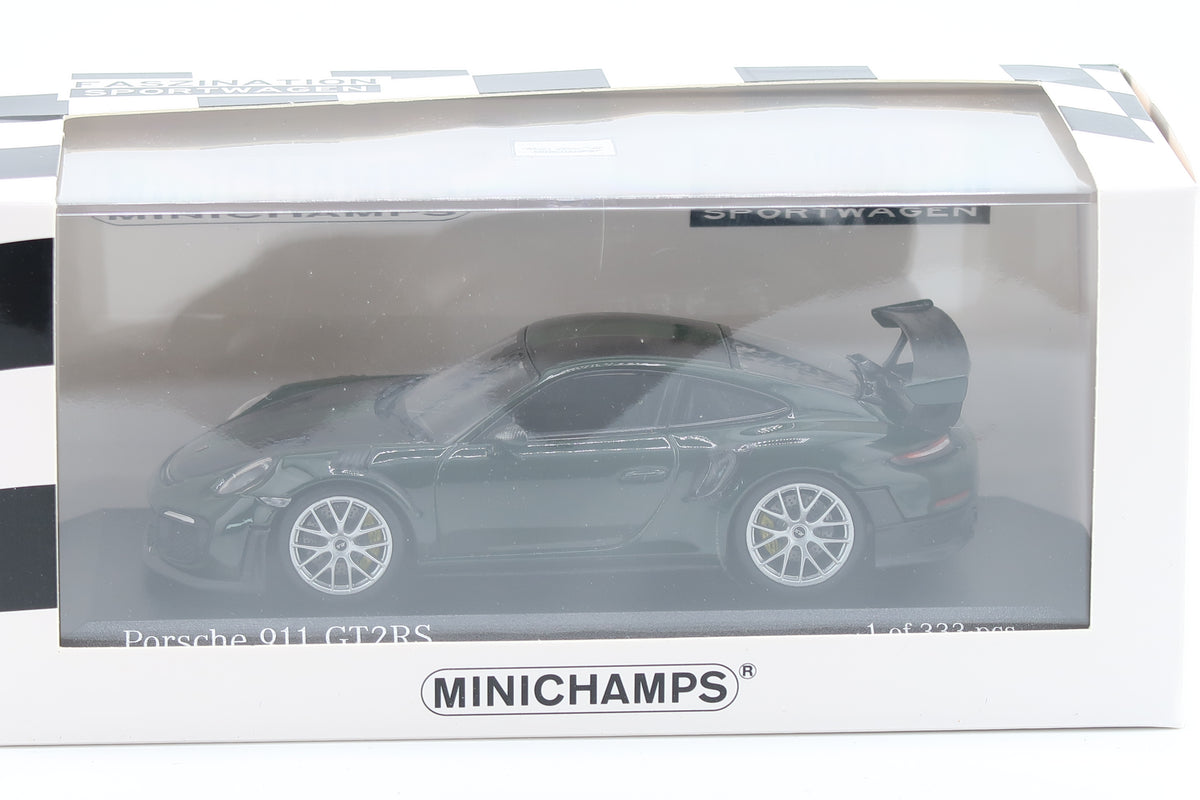 MINICHAMPS - PORSCHE 911 GT2RS - 2018 - 1:43 - BRITISH RACING GREEN
