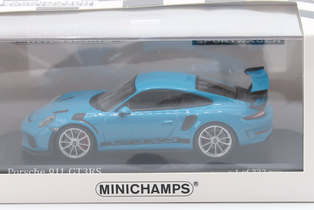 MINICHAMPS - PORSCHE 911 GT3RS ( 991.2 ) - 2018 - 1:43 - MIAMIBLAU