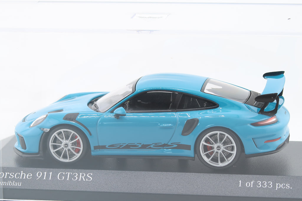 MINICHAMPS - PORSCHE 911 GT3RS ( 991.2 ) - 2018 - 1:43 - MIAMIBLAU
