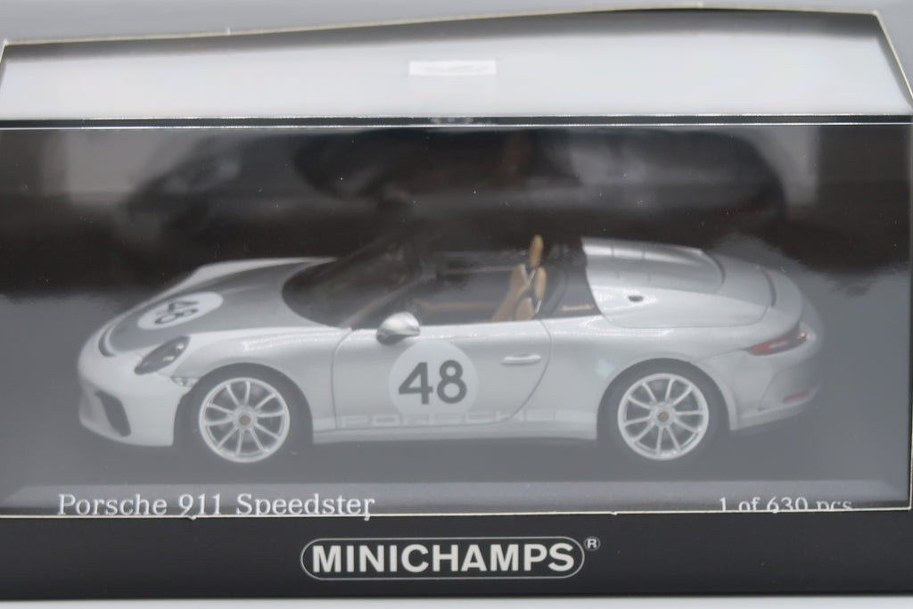 MINICHAMPS - PORSCHE 911 SPEEDSTER - 2019 - 1:43 - GT SILBERMETALLIC