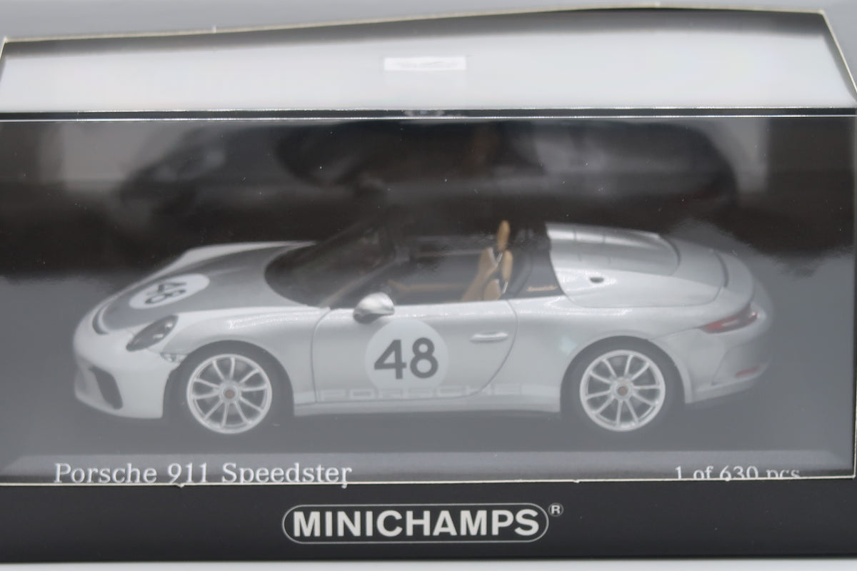 MINICHAMPS - PORSCHE 911 SPEEDSTER - 2019 - 1:43 - GT SILBERMETALLIC