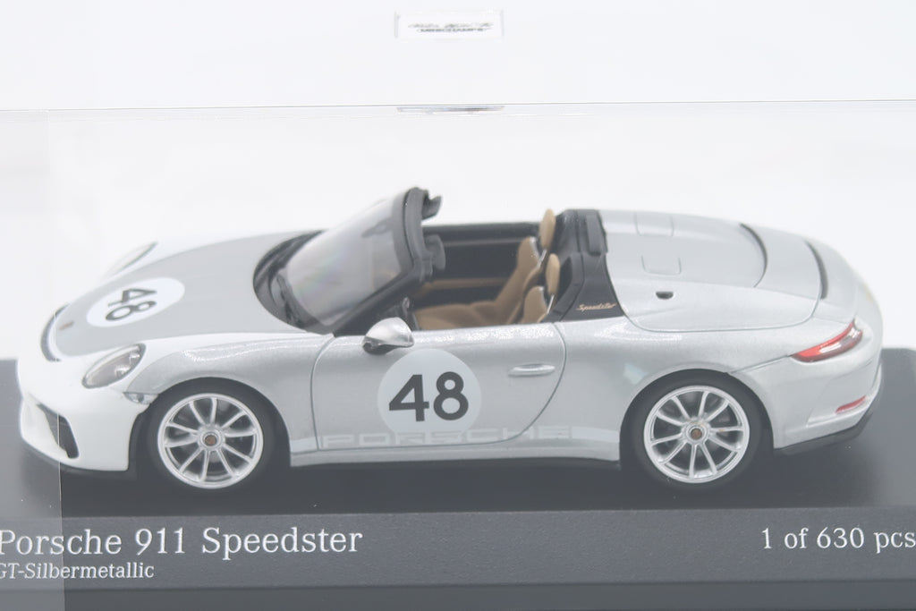 MINICHAMPS - PORSCHE 911 SPEEDSTER - 2019 - 1:43 - GT SILBERMETALLIC