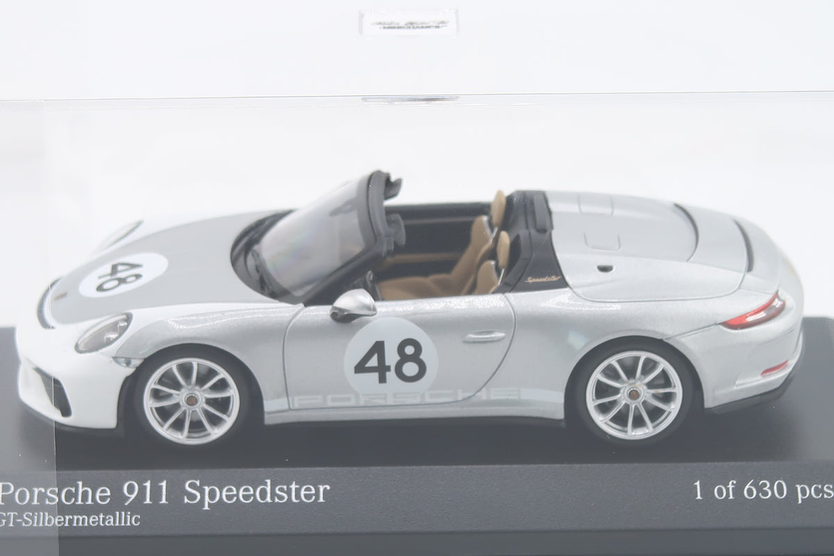 MINICHAMPS - PORSCHE 911 SPEEDSTER - 2019 - 1:43 - GT SILBERMETALLIC
