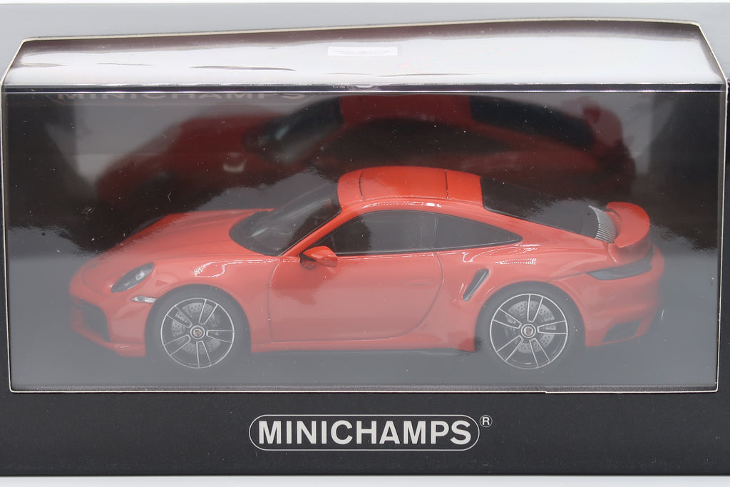 MINICHAMPS - PORSCHE 911 TURBO S ( 992 ) - 2020 - 1:43 - LAVAORANGE