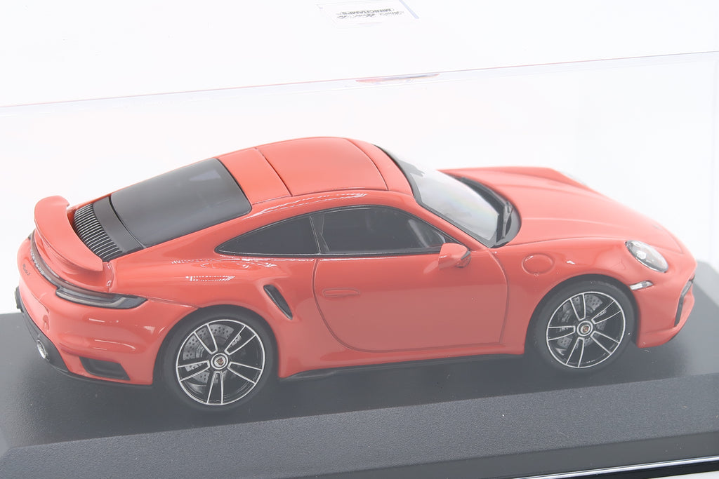 MINICHAMPS - PORSCHE 911 TURBO S ( 992 ) - 2020 - 1:43 - LAVAORANGE