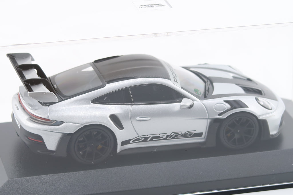 MINICHAMPS - PORSCHE 911 GT3RS ( 992 ) - 2022 - 1:43 - GT SILBERMETALLIC MIT WEISSACH PAKET (Kopie)