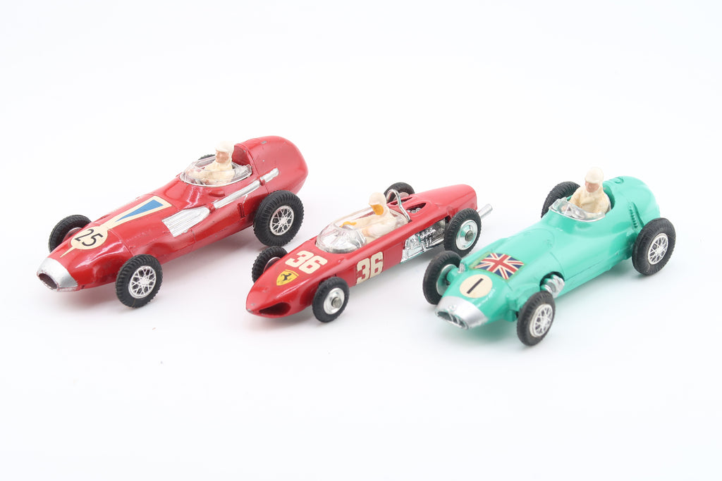 CORGI TOYS GIFT SET 16 - ECURIE ECOSSE RACING CAR TRANSPORTER & 3 RACING CARS - 1:43 - OVP