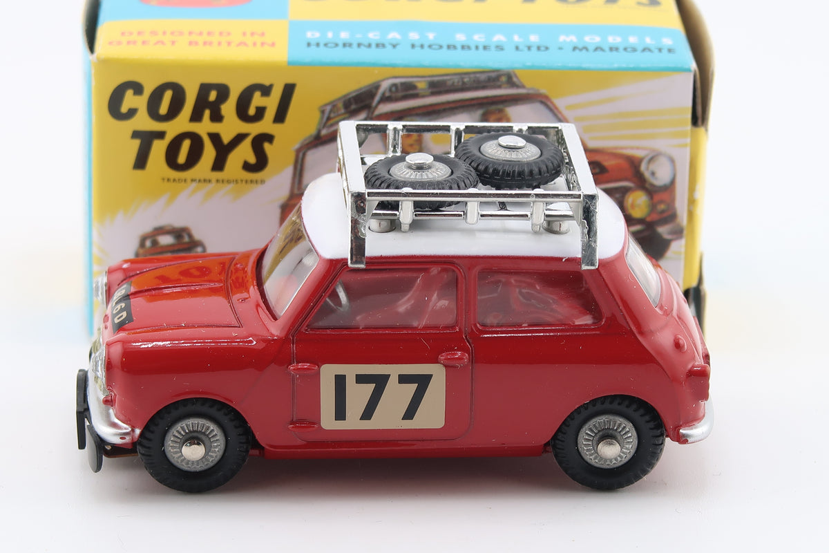 CORGI TOYS 339 - B.M.C. MINI COOPER S - RALLYE MONTE CARLO 1967 - OVP - RE_EDITION