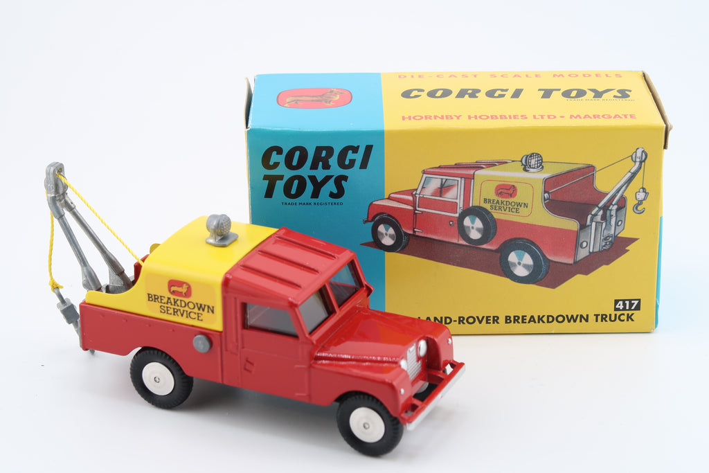 CORGI TOYS 417 - LAND ROVER BREAKDOWN TRUCK - OVP - 1:43 - RE_EDITION