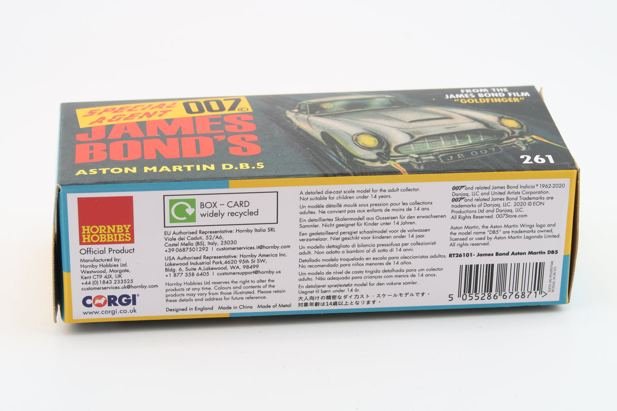 CORGI TOYS - ASTON MARTIN DB5 - JAMES BOND GOLDFINGER - 1:43 - OVP