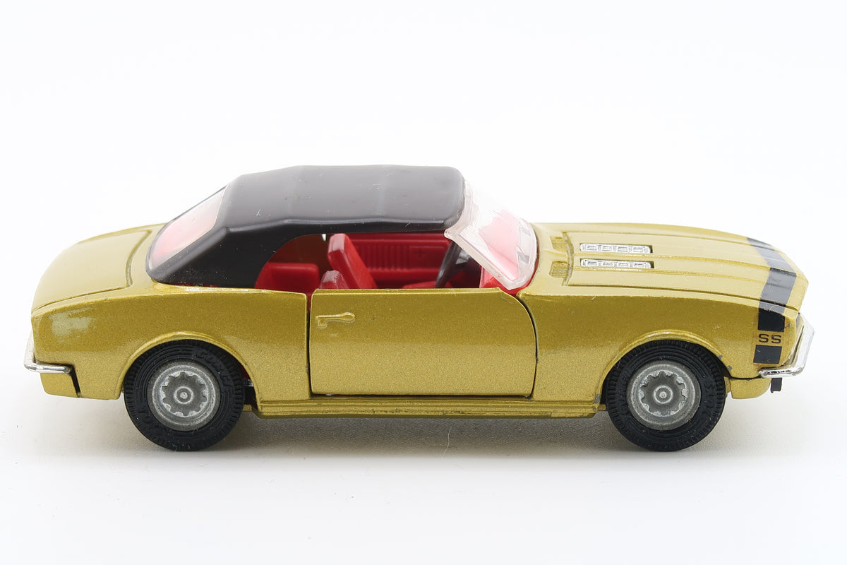 CORGI TOYS 338 - CHEVROLET CAMARO SS - GOLDEN JACKS - 1:43 - OVP - LEAFLET