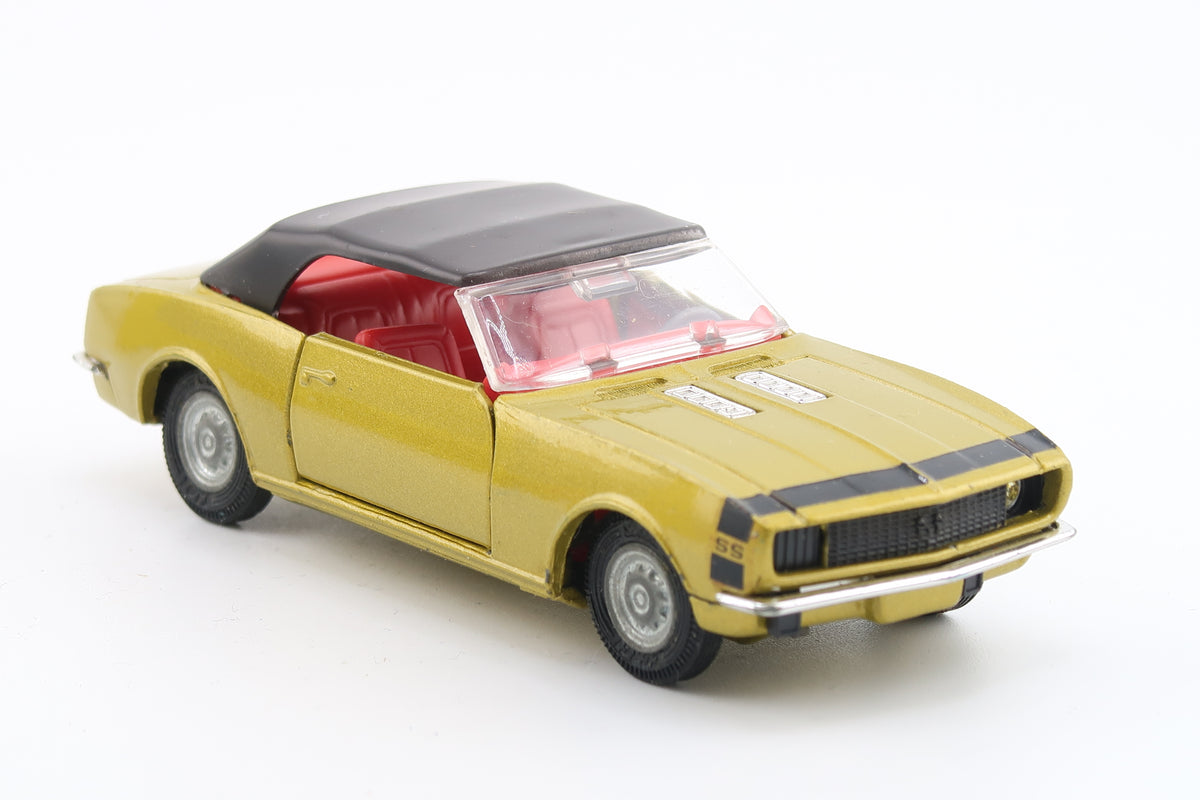 CORGI TOYS 338 - CHEVROLET CAMARO SS - GOLDEN JACKS - 1:43 - OVP - LEAFLET