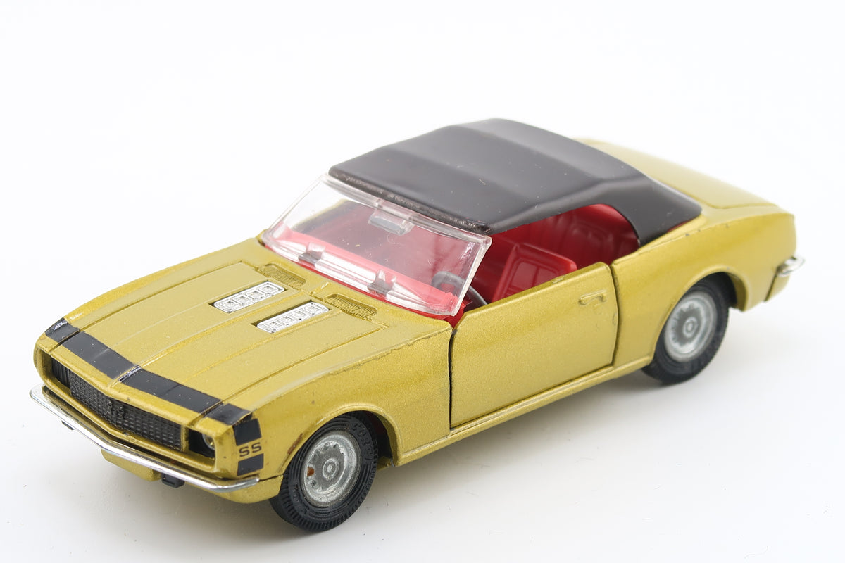 CORGI TOYS 338 - CHEVROLET CAMARO SS - GOLDEN JACKS - 1:43 - OVP - LEAFLET