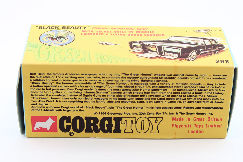 CORGI TOYS 268 - THE GREEN HORNET - BLACK BEAUTY - KATO - 1:43