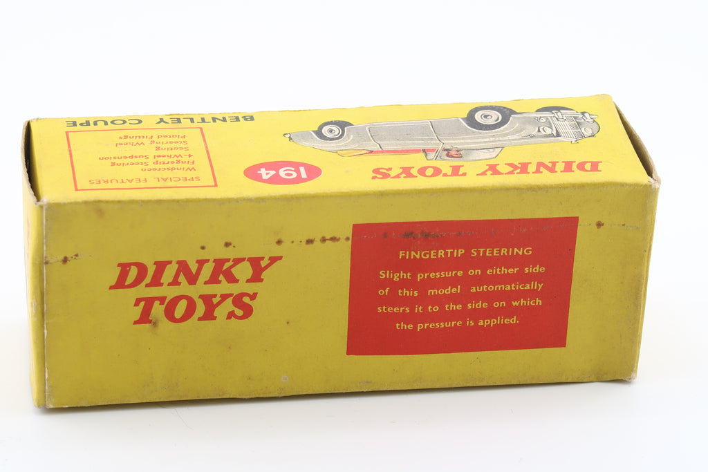 DINKY TOYS 194 - BENTLEY CONVERTIBLE - 1:43 - 1961 - OVP