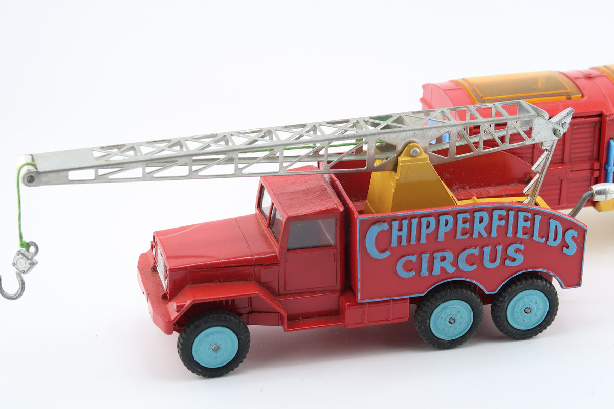 CORGI TOYS GIFT SET 12 - CHIPPERFIELDS - CIRCUS CRANE & CAGE SET - 1961 - OVP