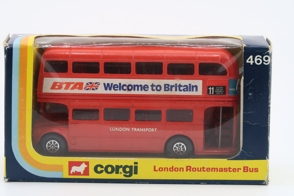 CORGI TOYS 469 - LONDON ROUTEMASTER BUS - 1974 - OVP