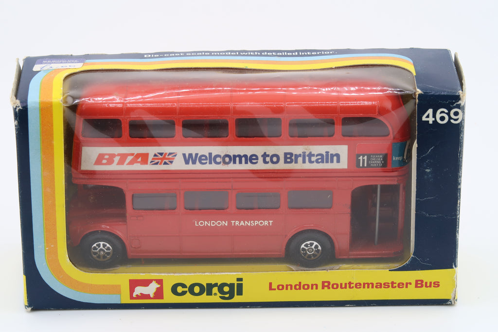 CORGI TOYS 469 - LONDON ROUTEMASTER BUS - 1974 - OVP
