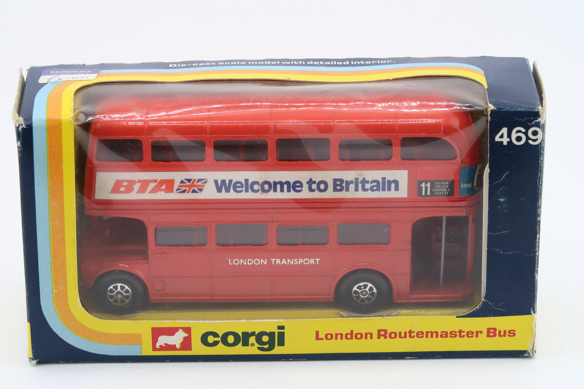 CORGI TOYS 469 - LONDON ROUTEMASTER BUS - 1974 - OVP