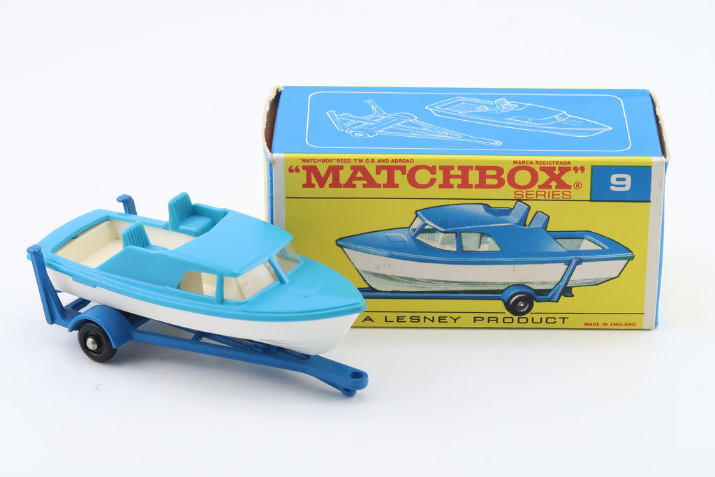 Matchbox Series 9 Boat and Trailer 1963