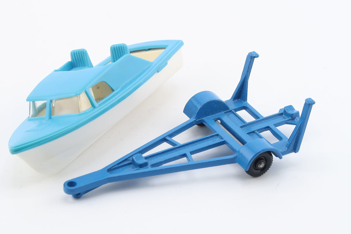 Matchbox Series 9 Boat and Trailer 1963