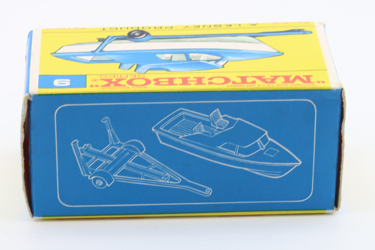 Matchbox Series 9 Boat and Trailer 1963