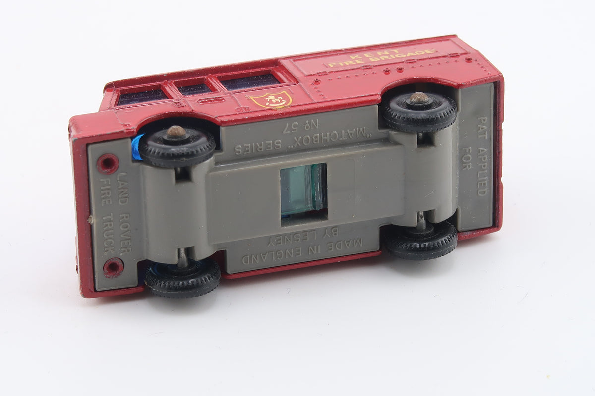 MATCHBOX SERIES 57 - LAND ROVER KENT FIRE TRUCK - 1966