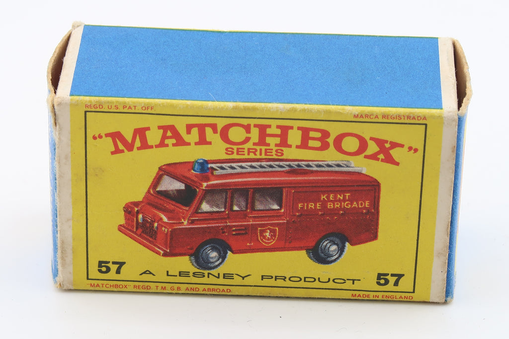 MATCHBOX SERIES 57 - LAND ROVER KENT FIRE TRUCK - 1966