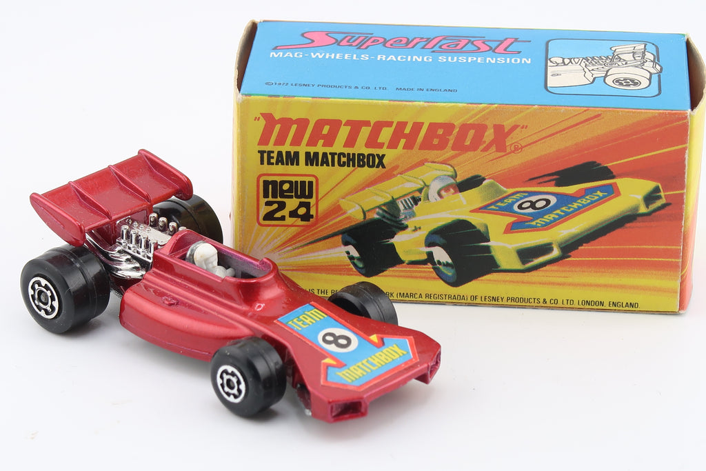 MATCHBOX SUPERFAST NEW 24 - TEAM MATCHBOX RACER - 1:64 - OVP - 1973