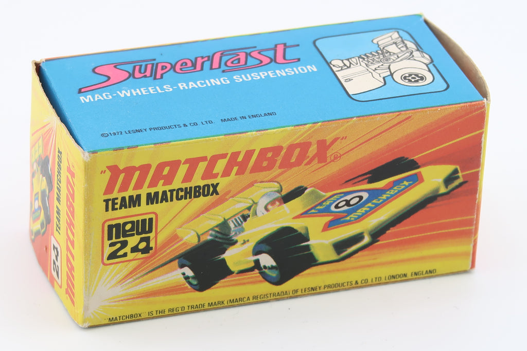 MATCHBOX SUPERFAST NEW 24 - TEAM MATCHBOX RACER - 1:64 - OVP - 1973