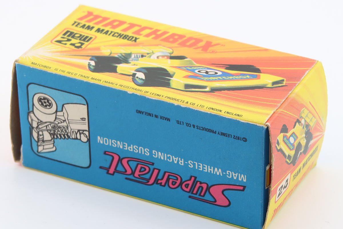 MATCHBOX SUPERFAST NEW 24 - TEAM MATCHBOX RACER - 1:64 - OVP - 1973