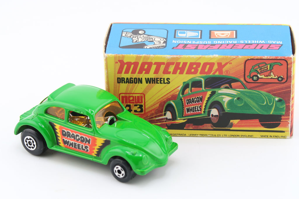 Matchbox Superfast 43 Dragon Wheels VW Käfer 1972