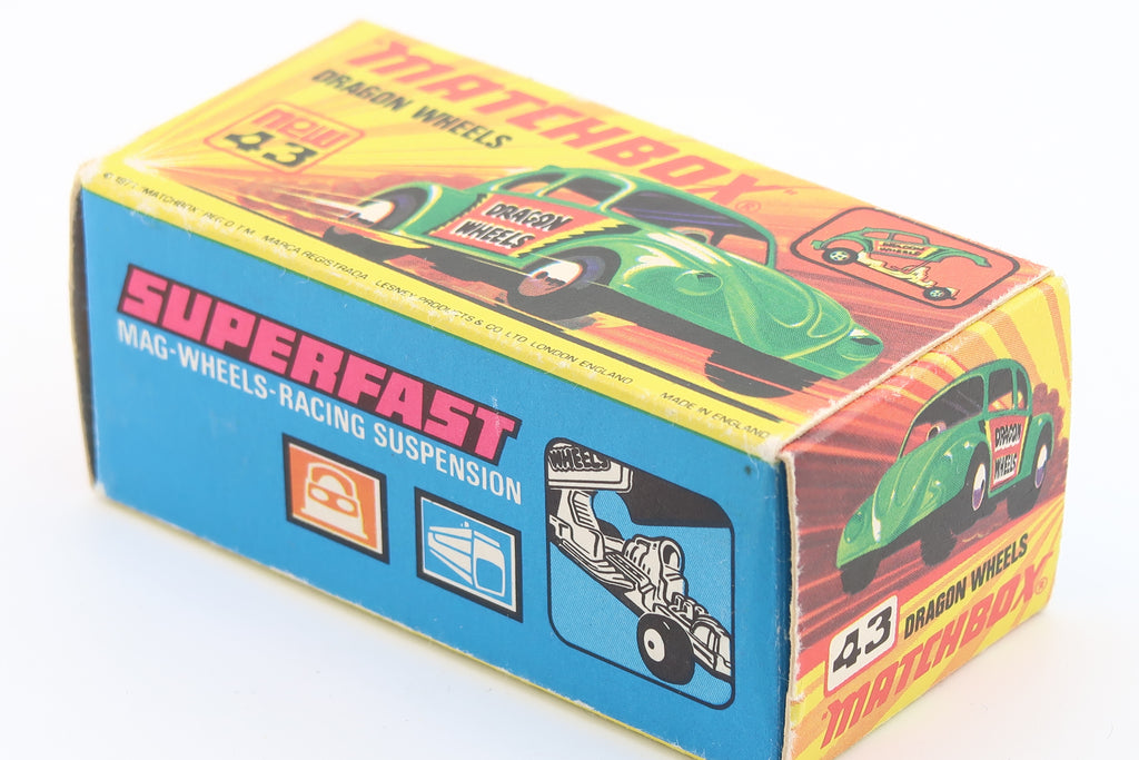 Matchbox Superfast 43 Dragon Wheels VW Käfer 1972