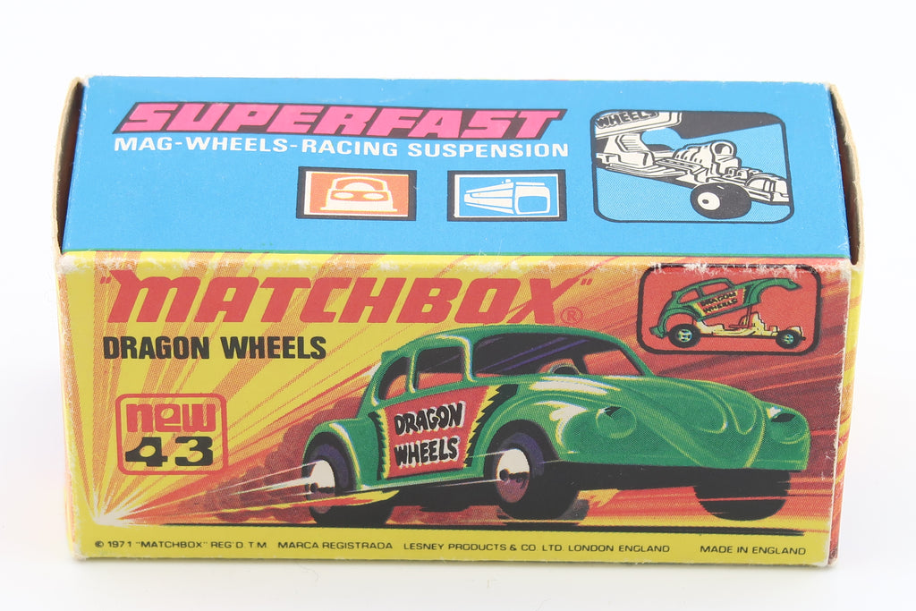 Matchbox Superfast 43 Dragon Wheels VW Käfer 1972