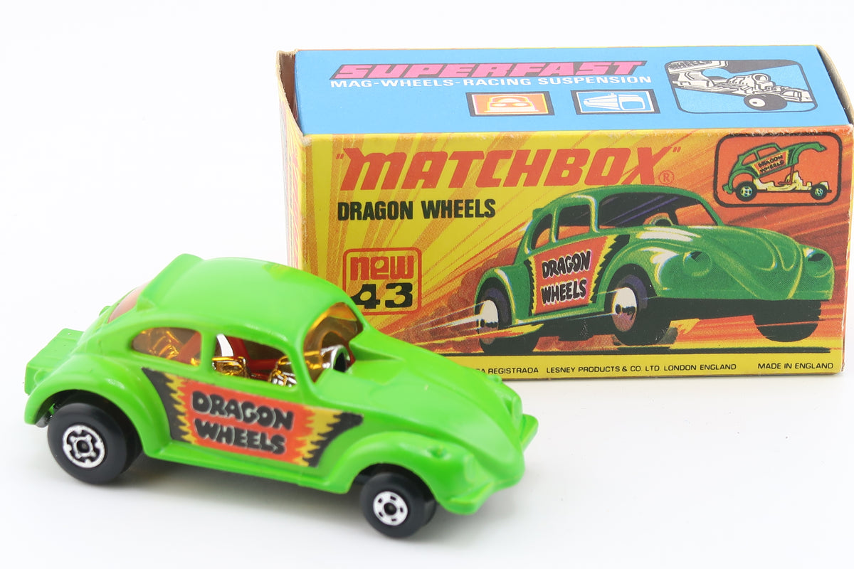 Matchbox Superfast 43 Dragon Wheels VW Käfer 1972